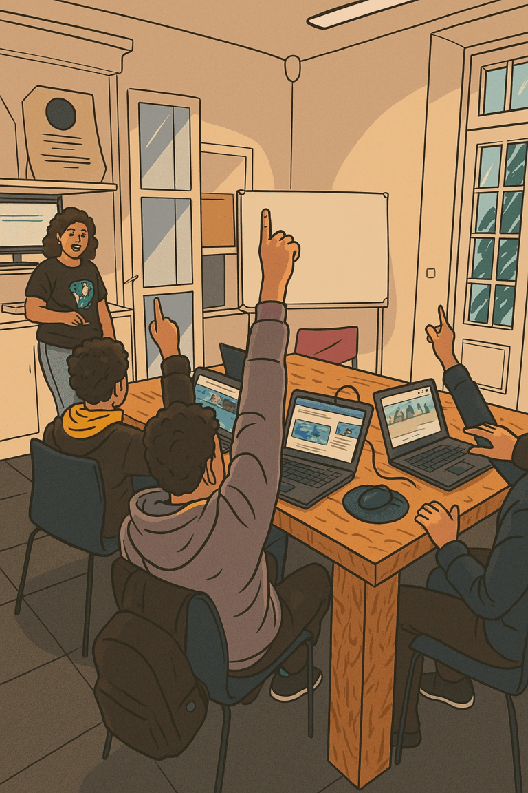 bug byte class cartoon